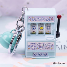 Load image into Gallery viewer, Lucky Jackpot Mini Cartoon Slot Machine Fun Birthday Keychain Coin Operated Games Gambling Machine Kids Gift
