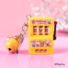 Load image into Gallery viewer, Lucky Jackpot Mini Cartoon Slot Machine Fun Birthday Keychain Coin Operated Games Gambling Machine Kids Gift
