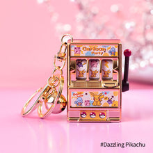 Load image into Gallery viewer, Lucky Jackpot Mini Cartoon Slot Machine Fun Birthday Keychain Coin Operated Games Gambling Machine Kids Gift

