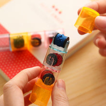 Load image into Gallery viewer, 3/6Pcs Colorful Ink Pad Stamp Seal Cartoon DIY Art Roller Drawing Diary Tool for Preschool Children Gifts
