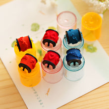 Load image into Gallery viewer, 3/6Pcs Colorful Ink Pad Stamp Seal Cartoon DIY Art Roller Drawing Diary Tool for Preschool Children Gifts
