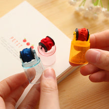 Load image into Gallery viewer, 3/6Pcs Colorful Ink Pad Stamp Seal Cartoon DIY Art Roller Drawing Diary Tool for Preschool Children Gifts
