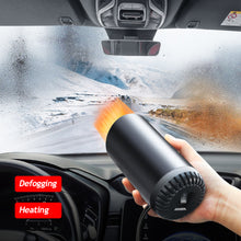 Load image into Gallery viewer, 12V Cup Shape Heater for Auto Car Heater Car Warm Air Blower Electric Fan Windshield Defogging Demister Defroster Portable Car
