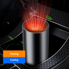 Load image into Gallery viewer, 12V Cup Shape Heater for Auto Car Heater Car Warm Air Blower Electric Fan Windshield Defogging Demister Defroster Portable Car

