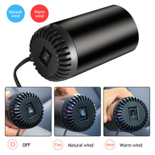 Load image into Gallery viewer, 12V Cup Shape Heater for Auto Car Heater Car Warm Air Blower Electric Fan Windshield Defogging Demister Defroster Portable Car
