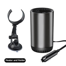 Load image into Gallery viewer, 12V Cup Shape Heater for Auto Car Heater Car Warm Air Blower Electric Fan Windshield Defogging Demister Defroster Portable Car
