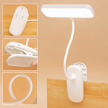 Load image into Gallery viewer, Flexible Table Lamp 360 Degrees with Smooth Blackout and ClampingLed Table Lamp Rechargeable Bedside Lamp for Study Reading Office work
