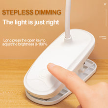 Load image into Gallery viewer, Flexible Table Lamp 360 Degrees with Smooth Blackout and ClampingLed Table Lamp Rechargeable Bedside Lamp for Study Reading Office work
