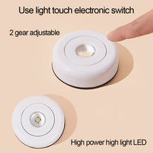 Load image into Gallery viewer, LED Night Light Wall Lamps Wireless Touch Lamp Touch Sensor Bedside Lamp Tap Security Cabinet Kitchen Bedroom Atmosphere Light
