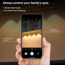 Load image into Gallery viewer, Ultra-thin Intelligent LED Body Sensor Light Eechargeable Cat Eye Hill Corrugated Light with Wine Cabinet Wardrobe Light Strip
