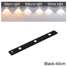 Load image into Gallery viewer, Ultra-thin Intelligent LED Body Sensor Light Eechargeable Cat Eye Hill Corrugated Light with Wine Cabinet Wardrobe Light Strip
