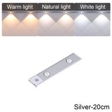 Load image into Gallery viewer, Ultra-thin Intelligent LED Body Sensor Light Eechargeable Cat Eye Hill Corrugated Light with Wine Cabinet Wardrobe Light Strip
