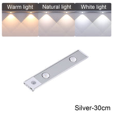 Load image into Gallery viewer, Ultra-thin Intelligent LED Body Sensor Light Eechargeable Cat Eye Hill Corrugated Light with Wine Cabinet Wardrobe Light Strip

