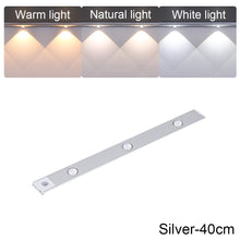 Load image into Gallery viewer, Ultra-thin Intelligent LED Body Sensor Light Eechargeable Cat Eye Hill Corrugated Light with Wine Cabinet Wardrobe Light Strip
