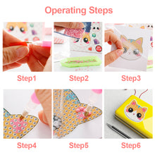 Load image into Gallery viewer, Child Diamond DIY Painting Sticker Set Toys Colorful Cartoon Sticker Handmade Arts Crafts Painting Girls Boys Magical Paste Gift
