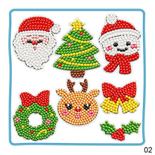 Load image into Gallery viewer, Child Diamond DIY Painting Sticker Set Toys Colorful Cartoon Sticker Handmade Arts Crafts Painting Girls Boys Magical Paste Gift
