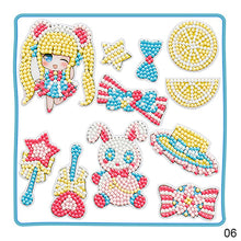 Load image into Gallery viewer, Child Diamond DIY Painting Sticker Set Toys Colorful Cartoon Sticker Handmade Arts Crafts Painting Girls Boys Magical Paste Gift
