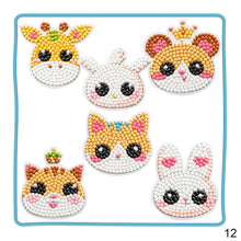 Load image into Gallery viewer, Child Diamond DIY Painting Sticker Set Toys Colorful Cartoon Sticker Handmade Arts Crafts Painting Girls Boys Magical Paste Gift
