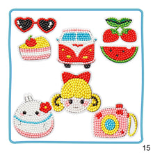 Load image into Gallery viewer, Child Diamond DIY Painting Sticker Set Toys Colorful Cartoon Sticker Handmade Arts Crafts Painting Girls Boys Magical Paste Gift
