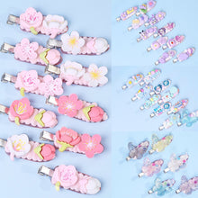 Load image into Gallery viewer, Homemade Cream Glue DIY Hairpin Material Bag Cartoon Cute Hairpin DIY Material Package Crafted Lovely Cream Glue Card Clip Accessories
