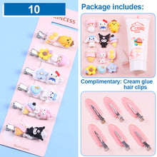 Load image into Gallery viewer, Homemade Cream Glue DIY Hairpin Material Bag Cartoon Cute Hairpin DIY Material Package Crafted Lovely Cream Glue Card Clip Accessories

