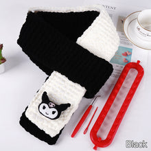 Load image into Gallery viewer, Cartoon Scarf Material Pack Scarf Hand Woven Diy Woven Material Thick Thread Ice Strip Thread Scarf Non Finished Products
