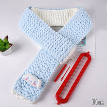 Load image into Gallery viewer, Cartoon Scarf Material Pack Scarf Hand Woven Diy Woven Material Thick Thread Ice Strip Thread Scarf Non Finished Products
