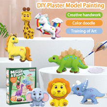 Load image into Gallery viewer, 3D DIY Coloring Painting DIY Plaster Model Paiting Plaster Moulding Toys Kids Arts Crafts Kids Craft Toy
