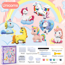Load image into Gallery viewer, 3D DIY Coloring Painting DIY Plaster Model Paiting Plaster Moulding Toys Kids Arts Crafts Kids Craft Toy
