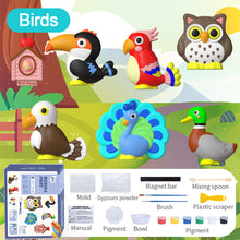 Load image into Gallery viewer, 3D DIY Coloring Painting DIY Plaster Model Paiting Plaster Moulding Toys Kids Arts Crafts Kids Craft Toy
