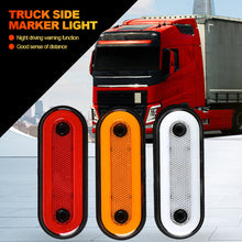 Load image into Gallery viewer, 1PC LED Side Marker Light 12V 24V Truck Clearance Lamp Tail Light Trailer Tractor Lorry Warning Parking Lamp with Bracket
