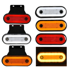 Load image into Gallery viewer, 1PC LED Side Marker Light 12V 24V Truck Clearance Lamp Tail Light Trailer Tractor Lorry Warning Parking Lamp with Bracket
