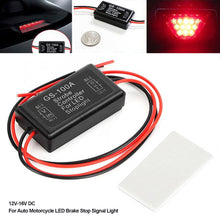 Load image into Gallery viewer, Universal Vehicles Flash Strobe Controller Car Brake Light Flasher Module 12-24V for Auto Motorcycle LED Brake Stop Signal Light
