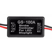 Load image into Gallery viewer, Universal Vehicles Flash Strobe Controller Car Brake Light Flasher Module 12-24V for Auto Motorcycle LED Brake Stop Signal Light
