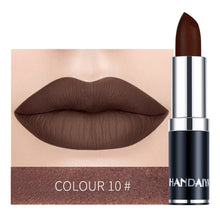 Load image into Gallery viewer, Waterproof Sexy Nude Red Brown Purple Lipgloss Matte Lip Gloss Velvety Lipstick Matte Makeup Long Lasting Women Cosmetic
