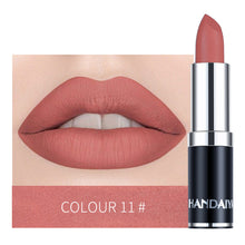 Load image into Gallery viewer, Waterproof Sexy Nude Red Brown Purple Lipgloss Matte Lip Gloss Velvety Lipstick Matte Makeup Long Lasting Women Cosmetic
