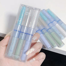 Load image into Gallery viewer, Double Head Blue Flash Eyeshadow Glitter Diamond Eye Shadow Matte Bright Sheet Pearlescent Eyes Makeup Women Comestic
