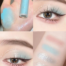Load image into Gallery viewer, Double Head Blue Flash Eyeshadow Glitter Diamond Eye Shadow Matte Bright Sheet Pearlescent Eyes Makeup Women Comestic
