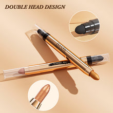 Load image into Gallery viewer, 12 Color Glitter Eyeshadow Pencil Matte Highlighter Silkworm Pen Blush Brighten Eye Natural Pigment Long Lasting Makeup Cosmetic
