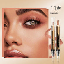 Load image into Gallery viewer, 12 Color Glitter Eyeshadow Pencil Matte Highlighter Silkworm Pen Blush Brighten Eye Natural Pigment Long Lasting Makeup Cosmetic
