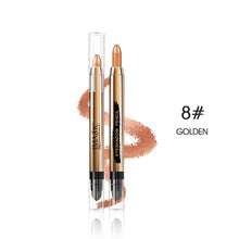 Load image into Gallery viewer, 12 Color Glitter Eyeshadow Pencil Matte Highlighter Silkworm Pen Blush Brighten Eye Natural Pigment Long Lasting Makeup Cosmetic
