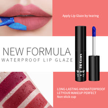 Load image into Gallery viewer, Waterproof Tear Off Lip Glaze Matte Liquid Lipstick Tearable Tint Color Dye Lip Lip Stain Makeup Peel Off Lip Gloss Cosmetics
