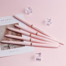 Load image into Gallery viewer, DIY Nail Art Painting Liners Pen Striping Brushes Tool Pink Metal Drawing Detail Painting Blending Liner Nail Brush Pencil
