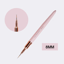 Load image into Gallery viewer, DIY Nail Art Painting Liners Pen Striping Brushes Tool Pink Metal Drawing Detail Painting Blending Liner Nail Brush Pencil
