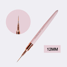 Load image into Gallery viewer, DIY Nail Art Painting Liners Pen Striping Brushes Tool Pink Metal Drawing Detail Painting Blending Liner Nail Brush Pencil
