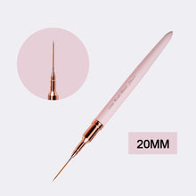 Load image into Gallery viewer, DIY Nail Art Painting Liners Pen Striping Brushes Tool Pink Metal Drawing Detail Painting Blending Liner Nail Brush Pencil
