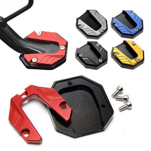 Load image into Gallery viewer, Anti-skid Universal Scooter Motorcycle Bike Kickstand Extender Foot Side Stand Extension Foot Pad Support Plate Enlarged Base
