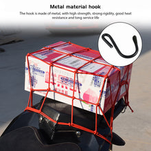 Load image into Gallery viewer, 30*30cm Universal Motorcycle Luggage Net Hooks Net Motorbike Bungee Mesh Helmet Holder Luggage Net Motorcycle Accessories
