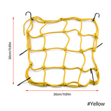 Load image into Gallery viewer, 30*30cm Universal Motorcycle Luggage Net Hooks Net Motorbike Bungee Mesh Helmet Holder Luggage Net Motorcycle Accessories
