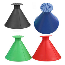 Load image into Gallery viewer, Auto Ice Scrape Funnel Car Window Glass Cleaning Tool Windshield Snow Remove Shovel Deicer Cone Home Windows Glass Clean Tool
